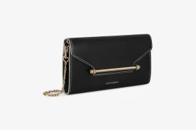 Multrees Chain Wallet - Black with Vanilla Edge/Stitch