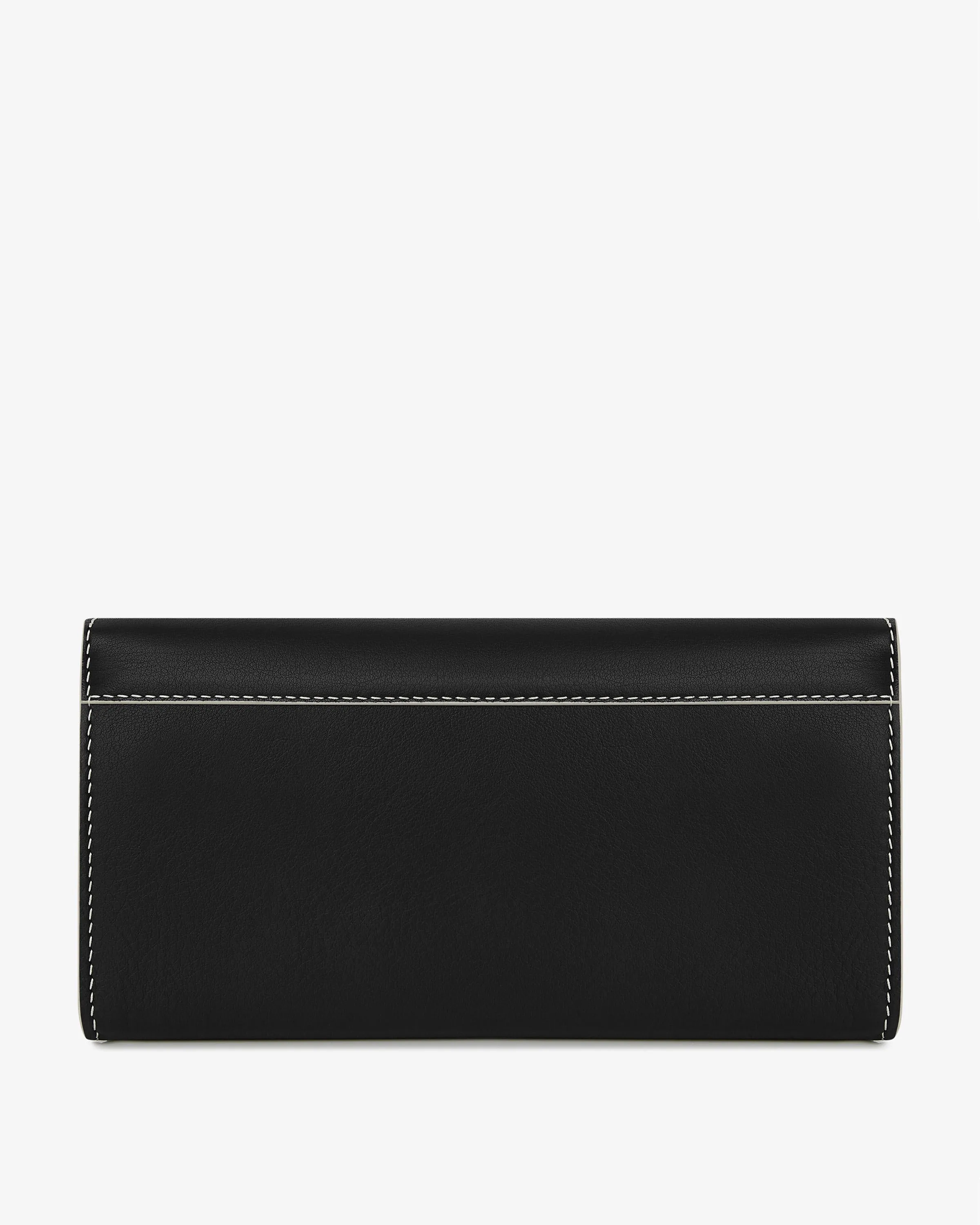 Multrees Chain Wallet - Black with Vanilla Edge/Stitch