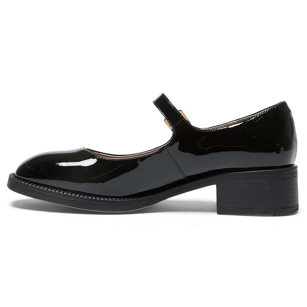 Natalie Heel in Black Patent