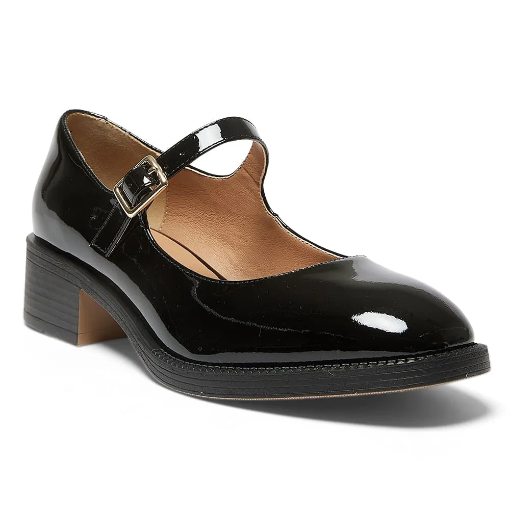 Natalie Heel in Black Patent