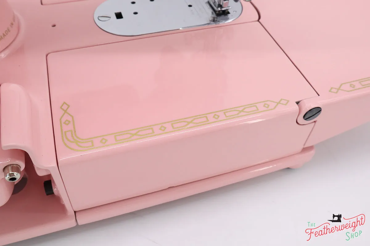 Singer Featherweight 222K Sewing Machine EN1365** - Fully Restored in Strawberry Cream