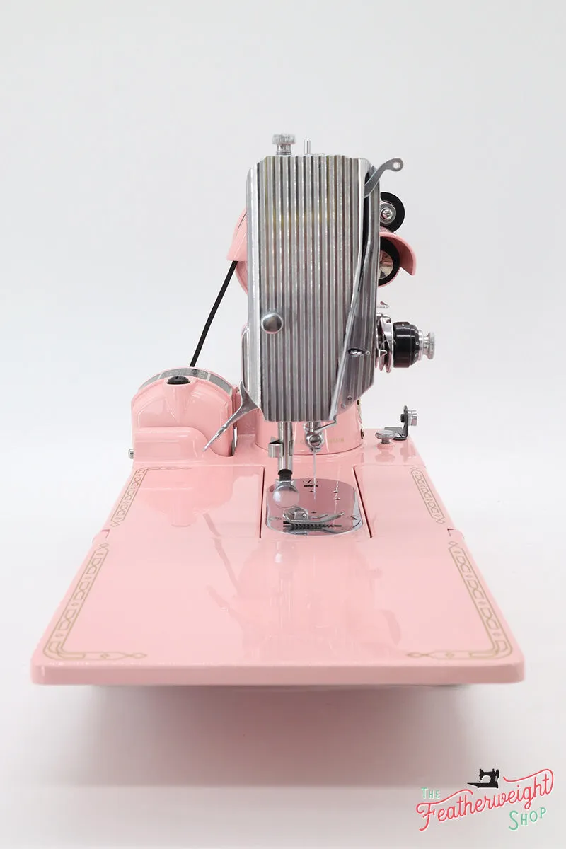 Singer Featherweight 222K Sewing Machine EN1365** - Fully Restored in Strawberry Cream