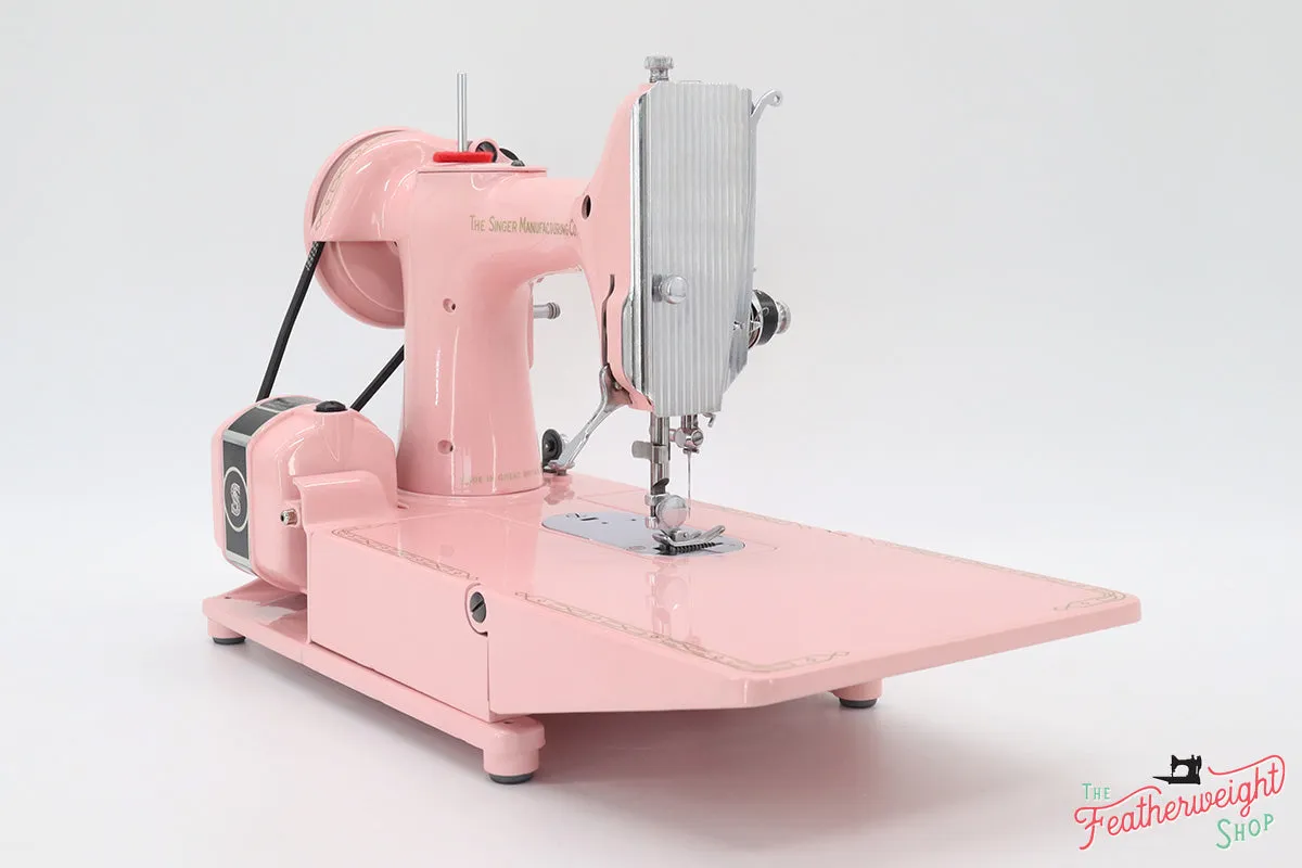 Singer Featherweight 222K Sewing Machine EN1365** - Fully Restored in Strawberry Cream