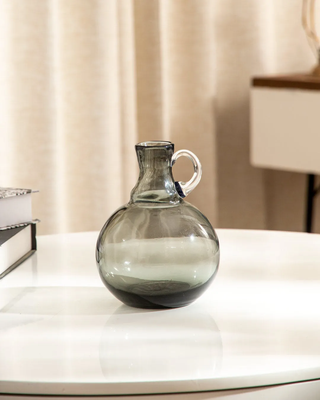 'Sip of Style' Decanter Glass Vase - Smoke