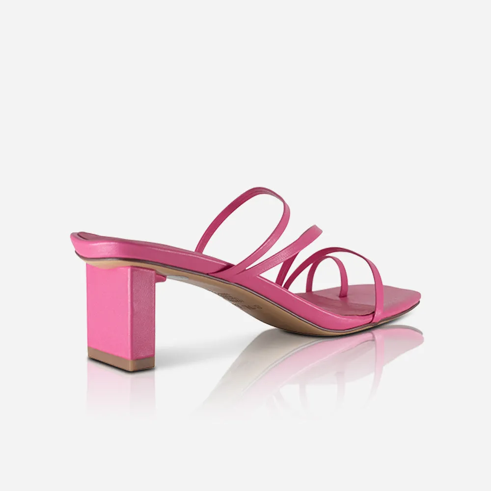 Theo Mid Mule Pink Guava