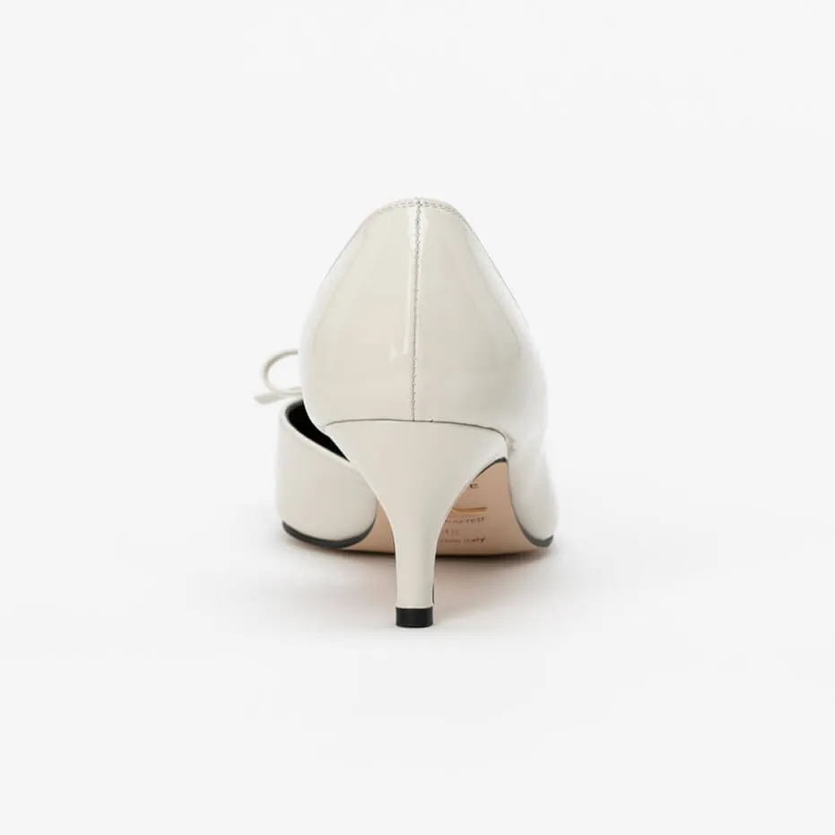 *UK size 2 - SAMORE - ivory, 4cm heels