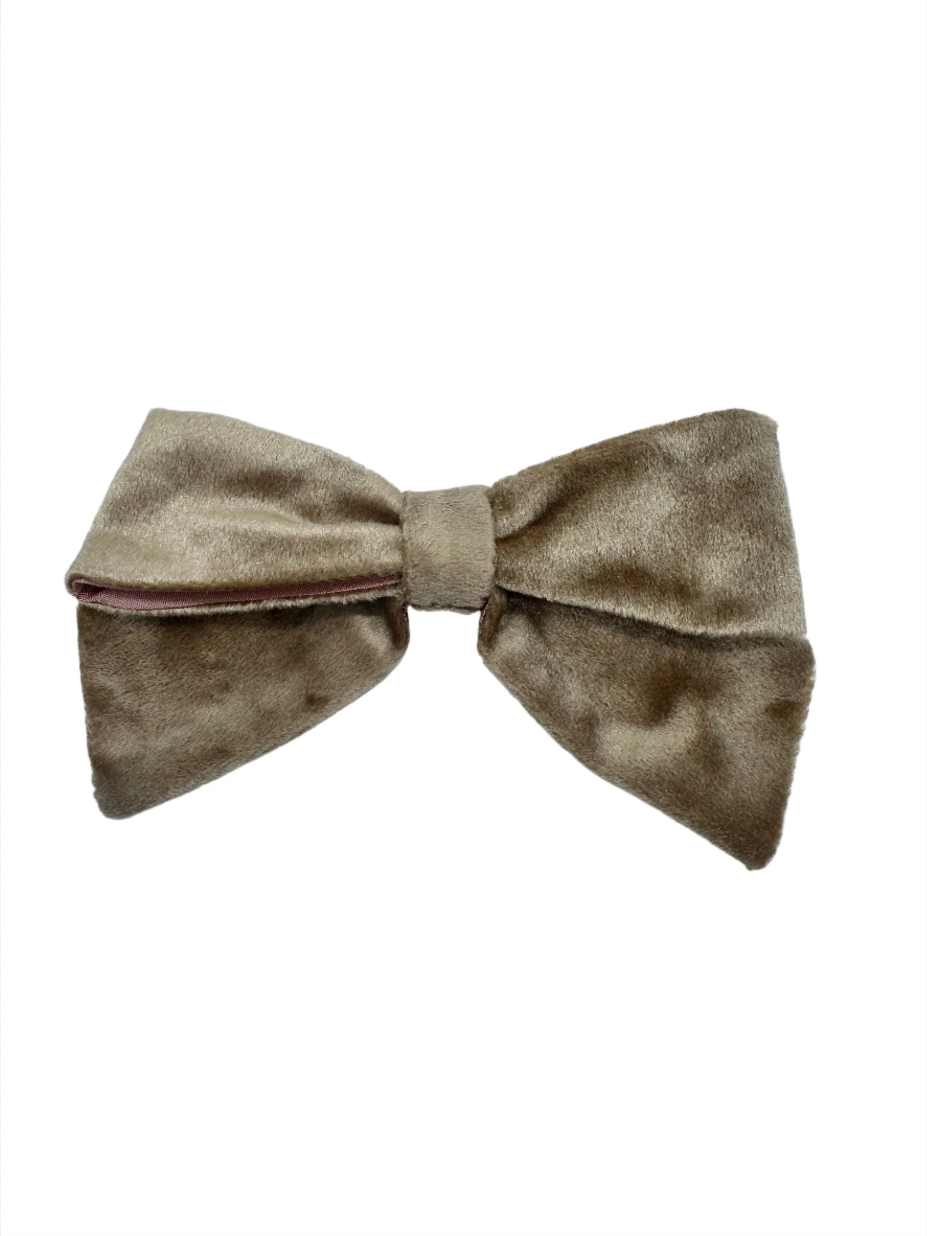 Velvet Bows - Champagne/Pink