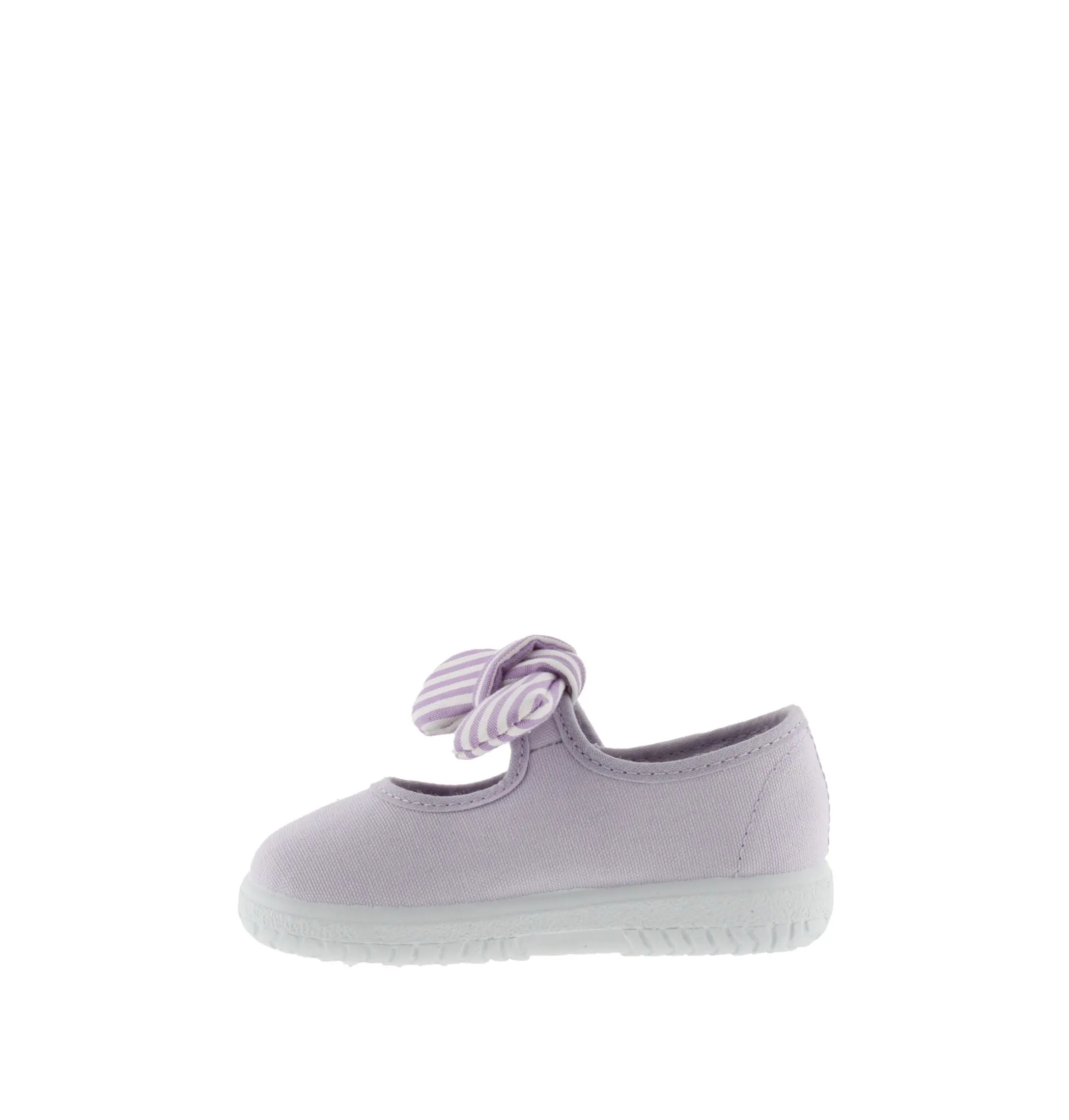 Victoria - Velcro Canvas MaryJane in Lirio / Lavender