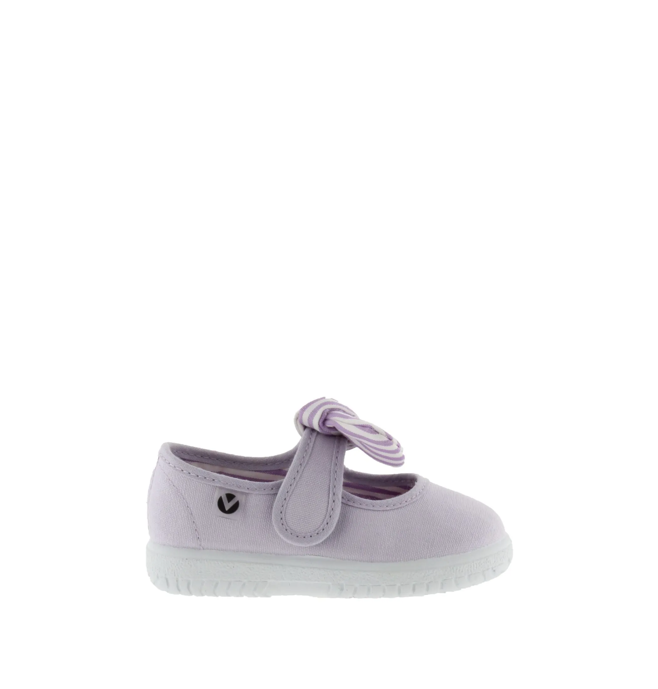 Victoria - Velcro Canvas MaryJane in Lirio / Lavender