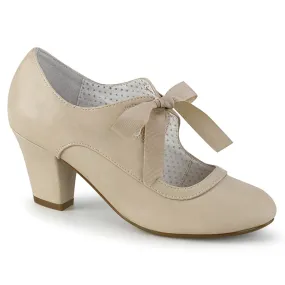 WIGGLE-32 Beige Faux Leather