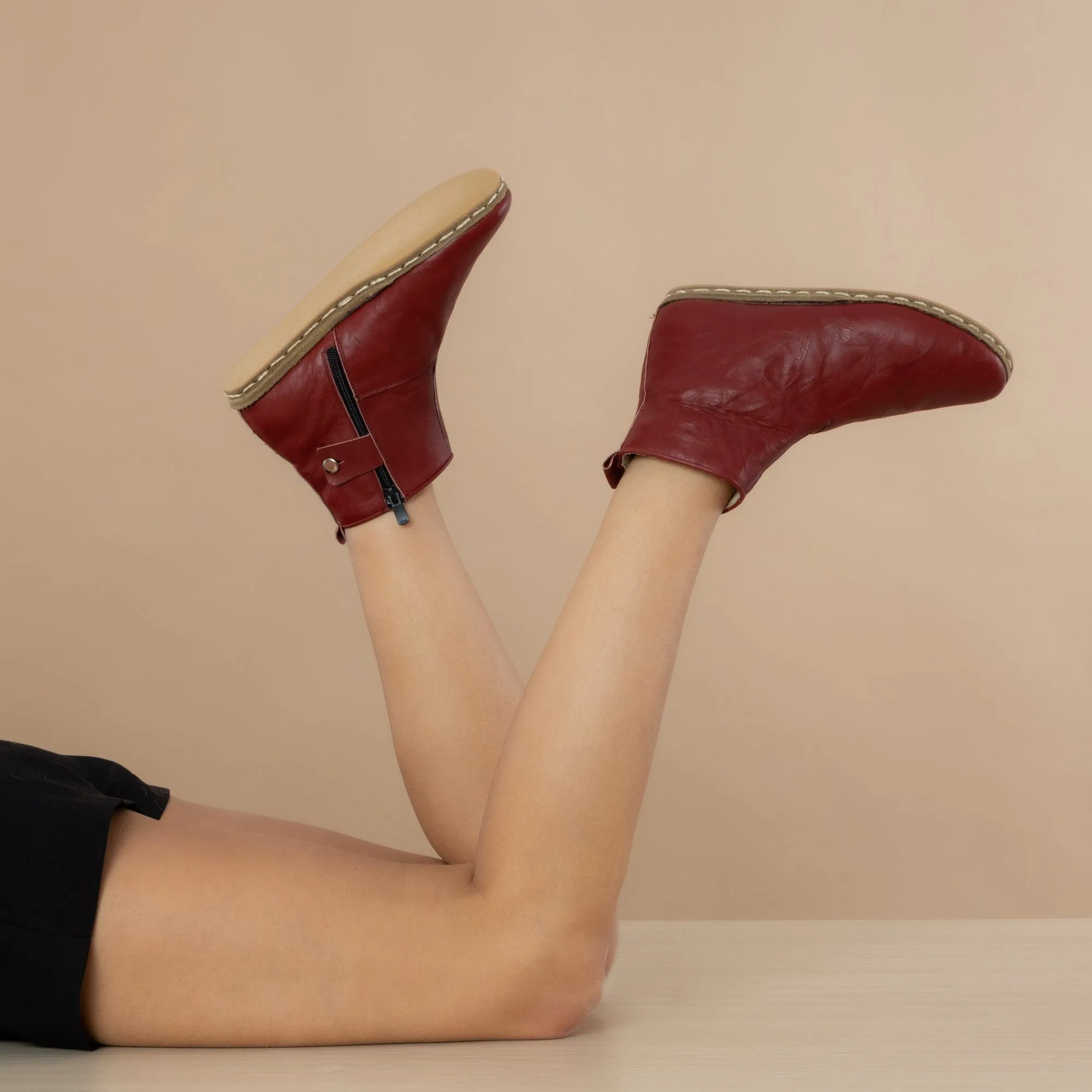 Women's Burgundy Boots