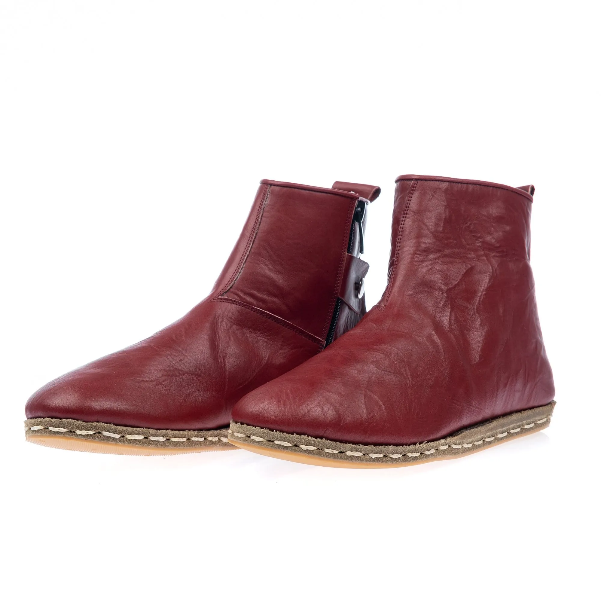 Women's Burgundy Boots