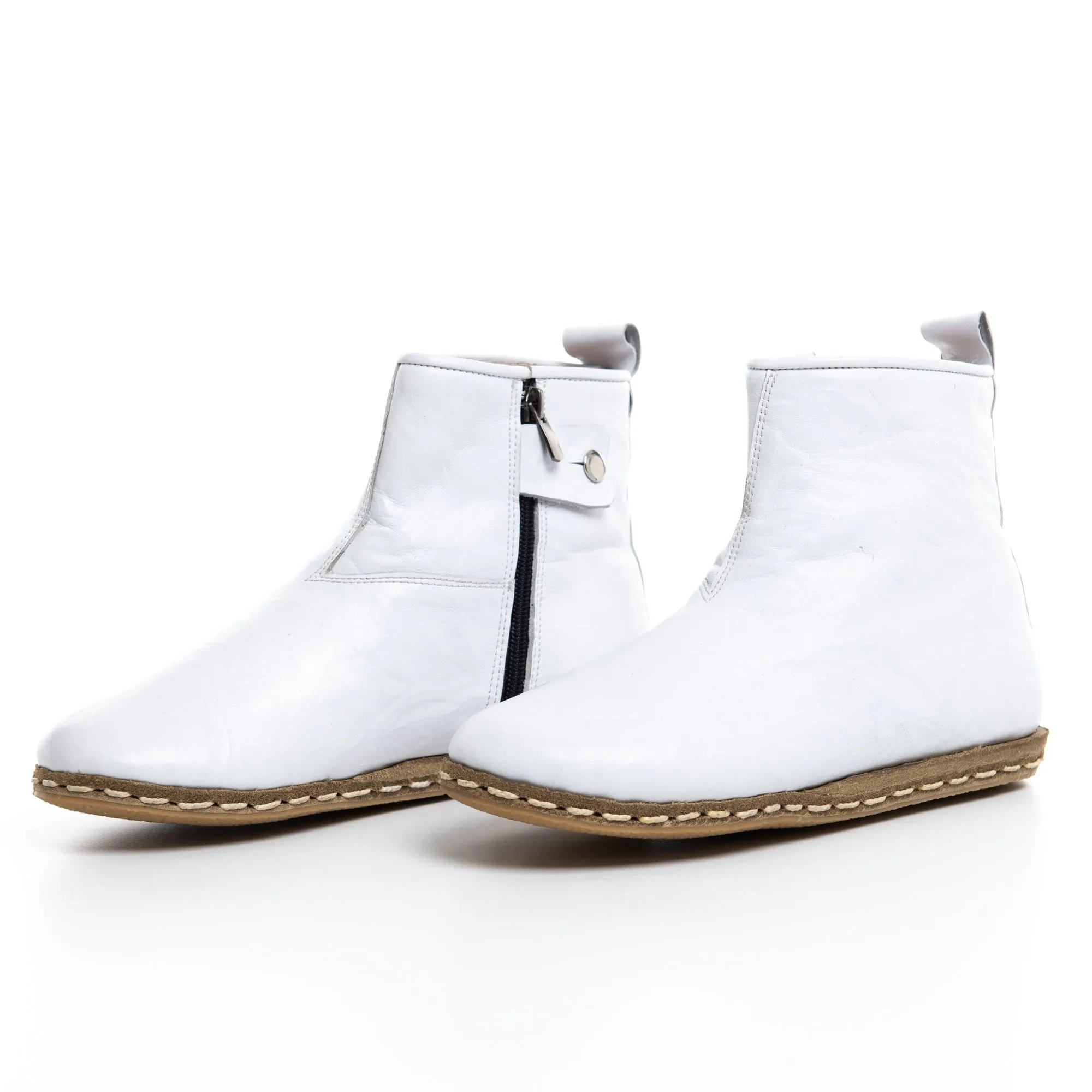 Women's White Boots