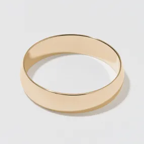 Yellow Gold Classic Wedding Band - Polished 5mm